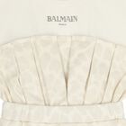 فستان بنات بالشعار باللون البيج والعاجى , 1, hi-res