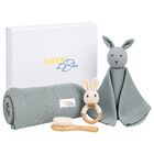 Pale Green Baby Blanket & Bunny Comforter Gift Set, 4, hi-res