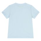 Younger Boys Blue Logo T-Shirt , 2, hi-res