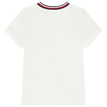 Boys White Logo T-Shirt