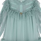 Girls Green Tulle Dress, 1, hi-res