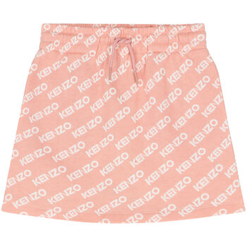 Girls Pink Logo Skirt