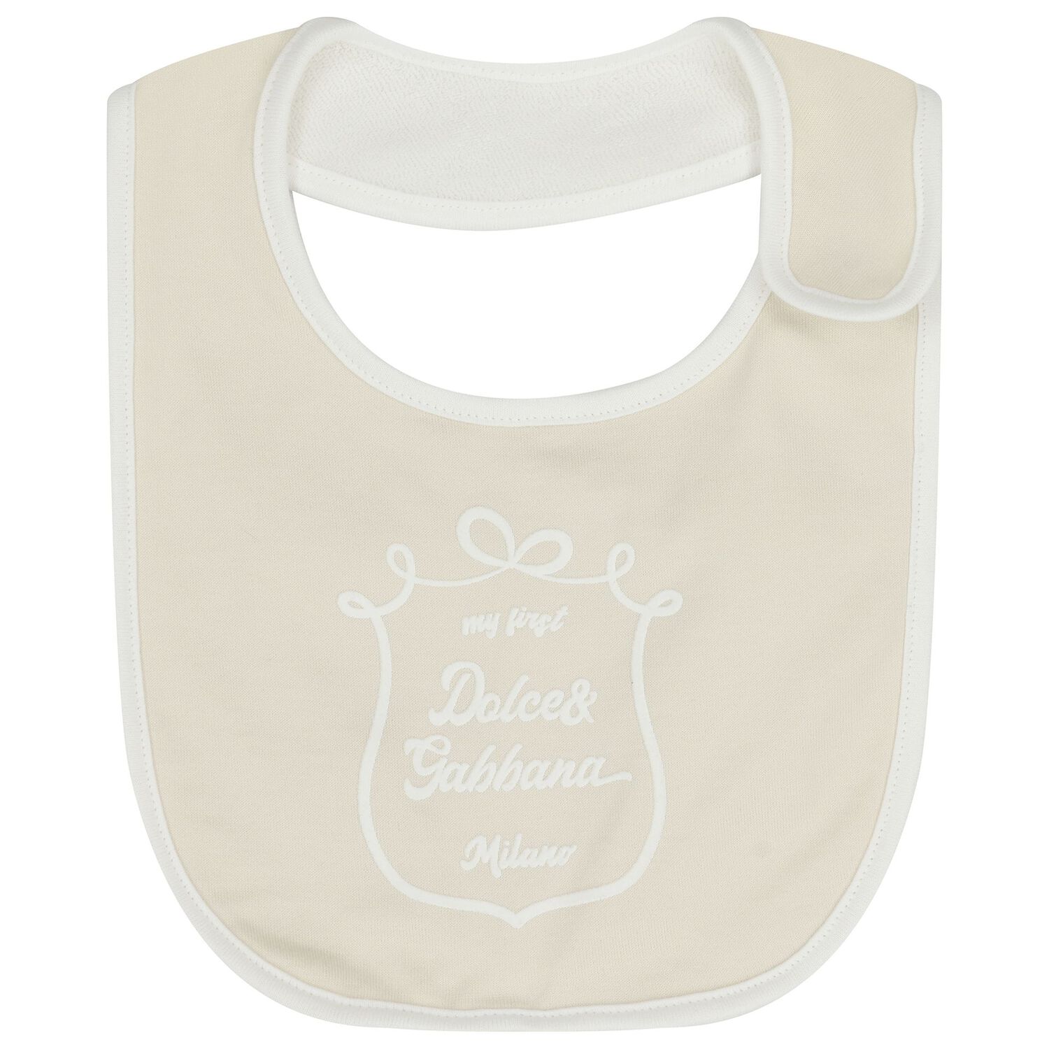 White & Beige Logo Babygrow Gift Set, 1, hi-res