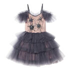 Girls Grey Stargazer Tutu Dress, 1, hi-res