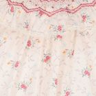 Baby Girls Pink Floral Dress, 1, hi-res
