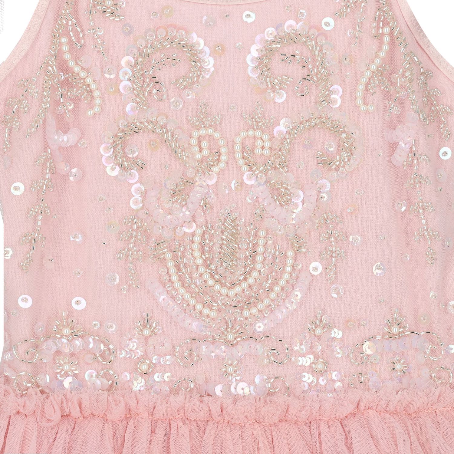 Girls Pink Tulle Dress, 1, hi-res image number null