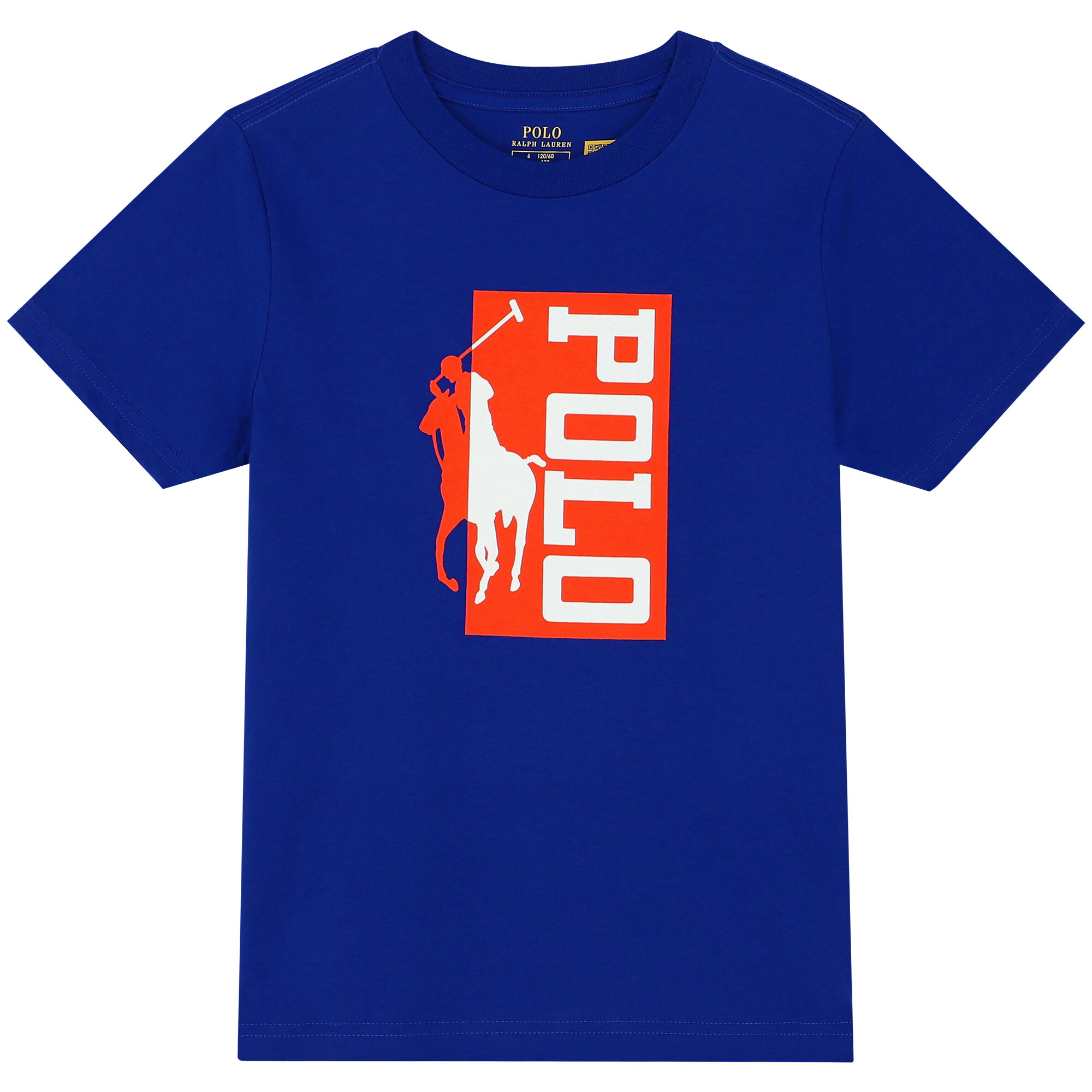 Ralph Lauren Boys Blue Logo T Shirt Junior Couture USA
