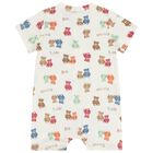 Baby Boys Ivory Teddy Bear Romper ( 2-Pack ), 1, hi-res