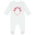 افرول بالشعار باللون الابيض و الازرق (قطعنين), 1, hi-res