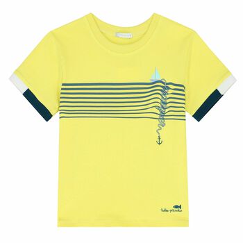 Boys Yellow Logo T-Shirt