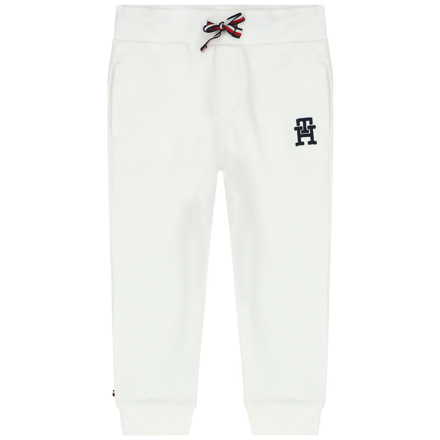 Baby Boys White Logo Tracksuit, 1, hi-res