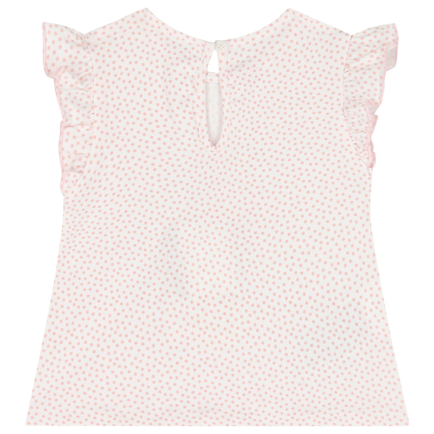 Baby Girls Pink & White Bear Shorts Set ( 2-Pack ), 1, hi-res