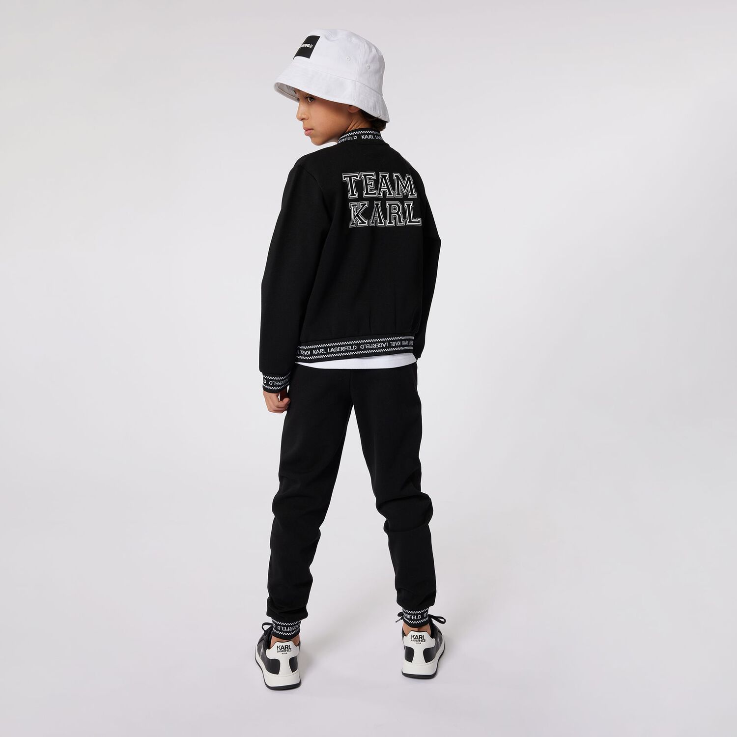 Boys Black Logo Joggers, 1, hi-res image number null