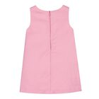 Baby Girls Pink & Silver Bow Sleeveless, 1, hi-res