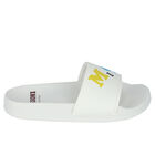 Girls White Logo Sliders, 1, hi-res