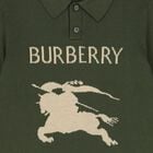 Boys Green Knight Logo Polo Shirt, 1, hi-res