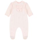 Baby Girls Pink Hearts Babygrow Set, 1, hi-res
