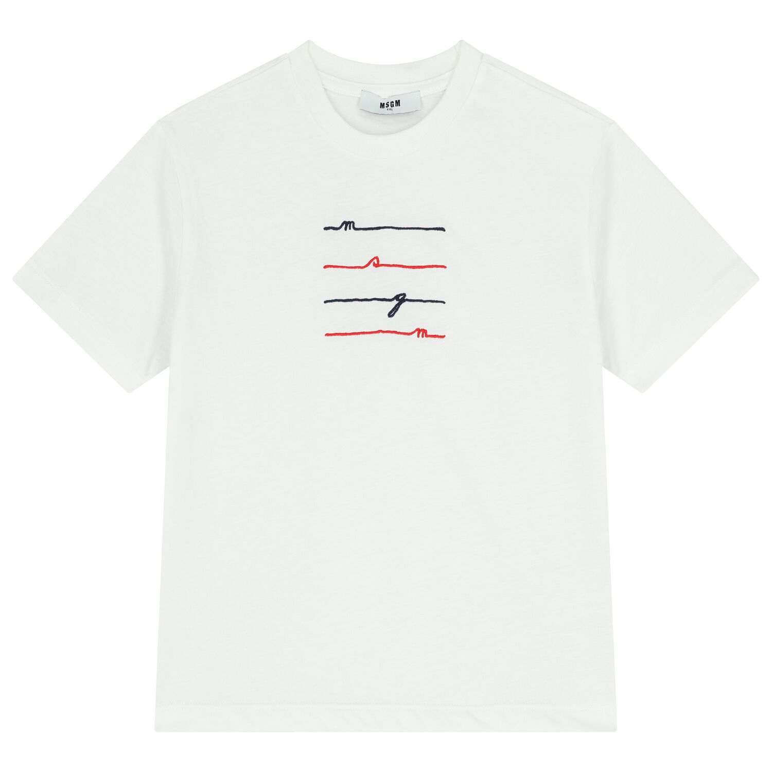 Boys White Logo T-Shirt, 1, hi-res