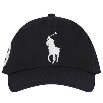 Boys Black Logo Cap