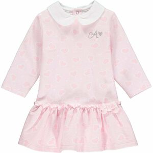 Younger Girls Pink Hearts Dress