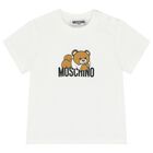 Ivory Teddy Bear Logo T-Shirt, 1, hi-res