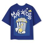 Boys Blue Popcorn Logo T-Shirt, 1, hi-res