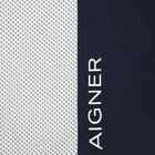 Baby Boys White & Navy Blue Logo Blanket, 2, hi-res