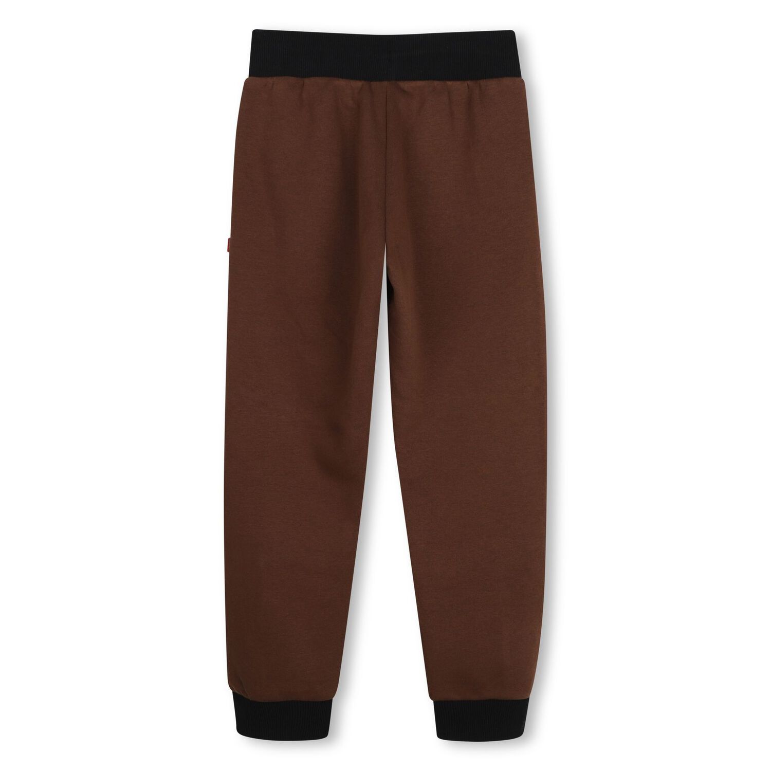 Boys Brown & Black Logo Joggers, 2, hi-res