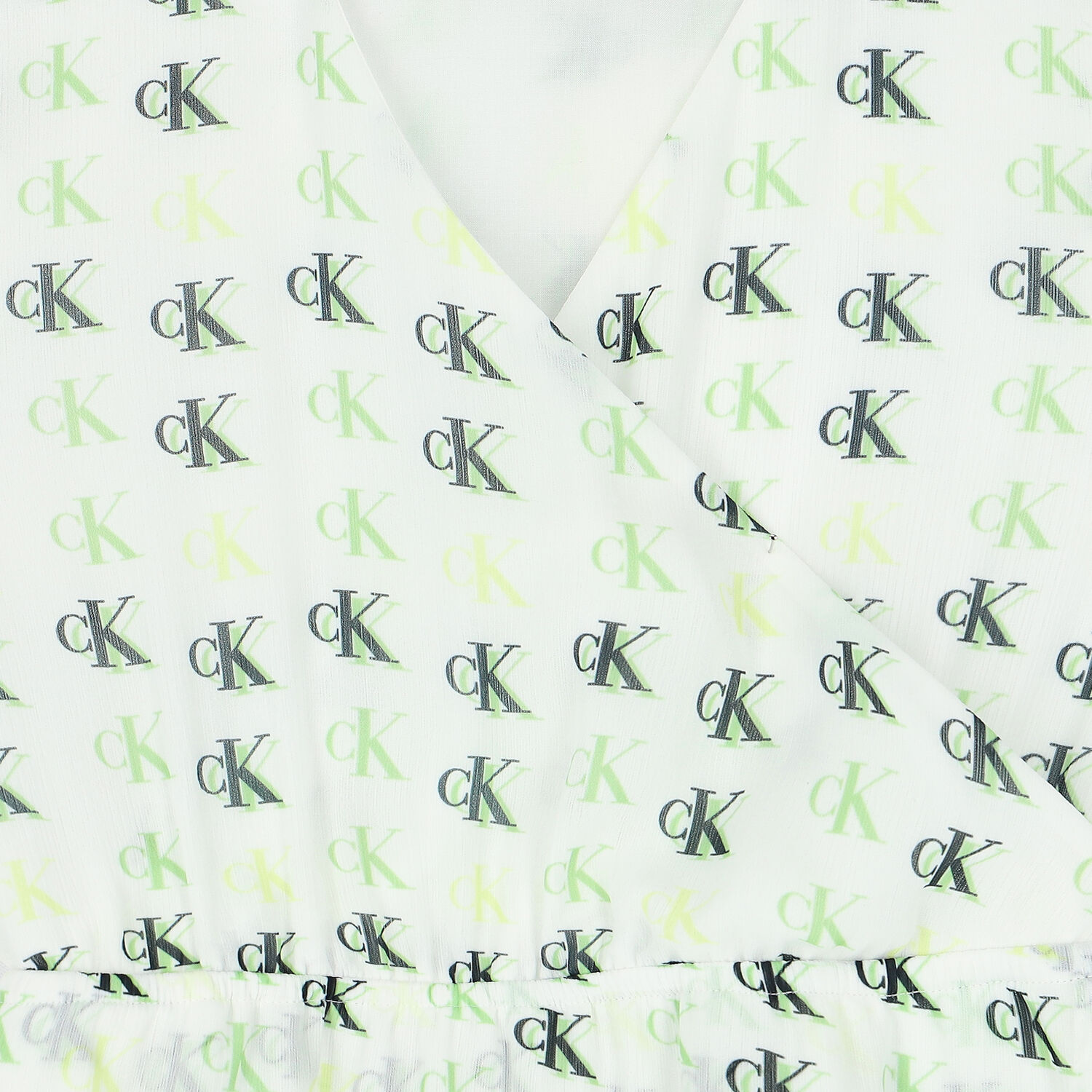 Girls White Logo Dress, 1, hi-res