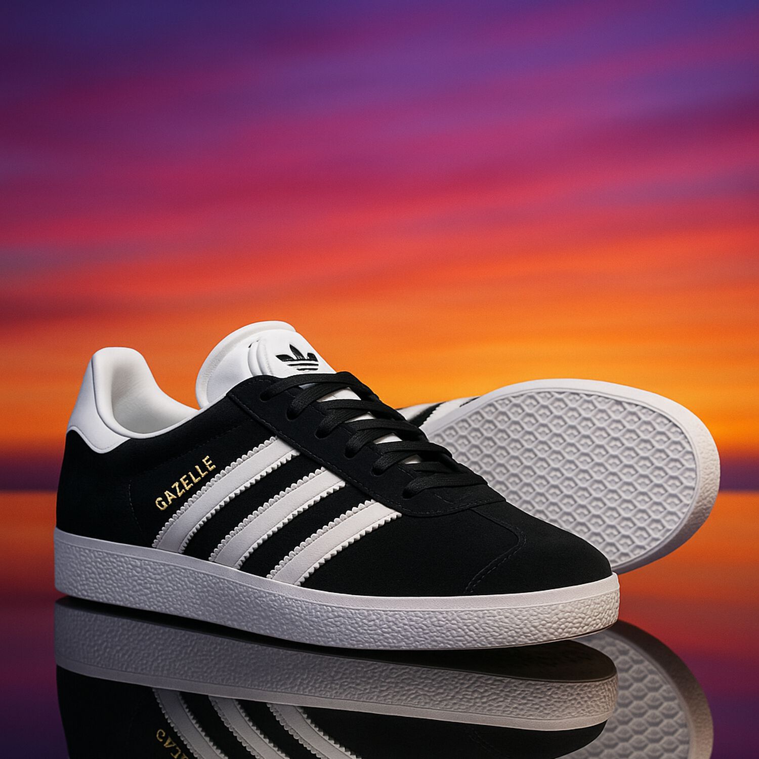 Black Gazelle Trainers, 1, hi-res image number null