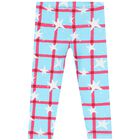 Girls Pink & Blue Star Leggings Set, 1, hi-res