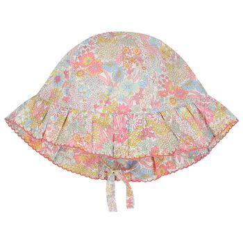 Younger Girls Blue, Yellow & Pink Liberty Hat