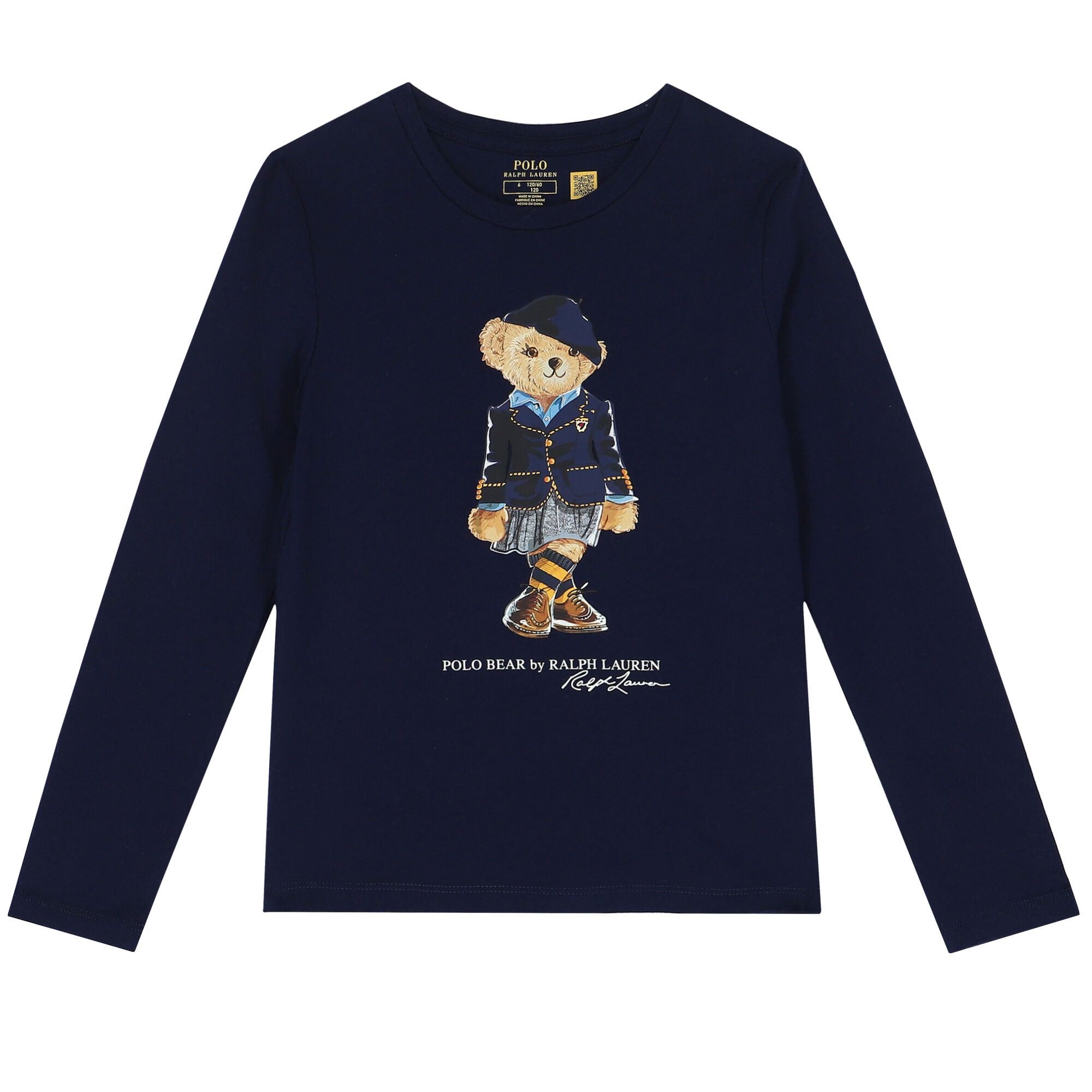 Polo bear long sleeve t shirt discount