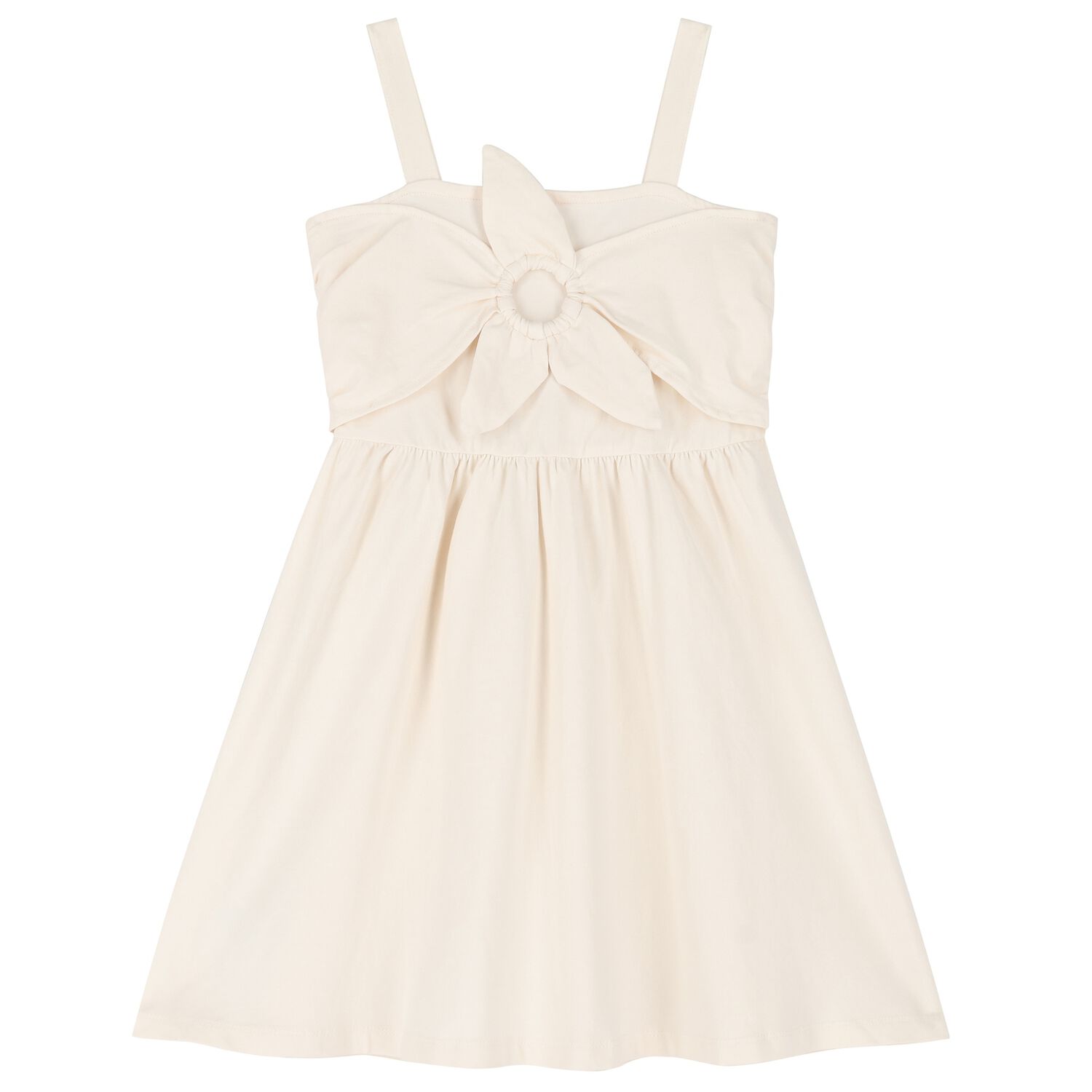 Girls Ivory Dress, 1, hi-res