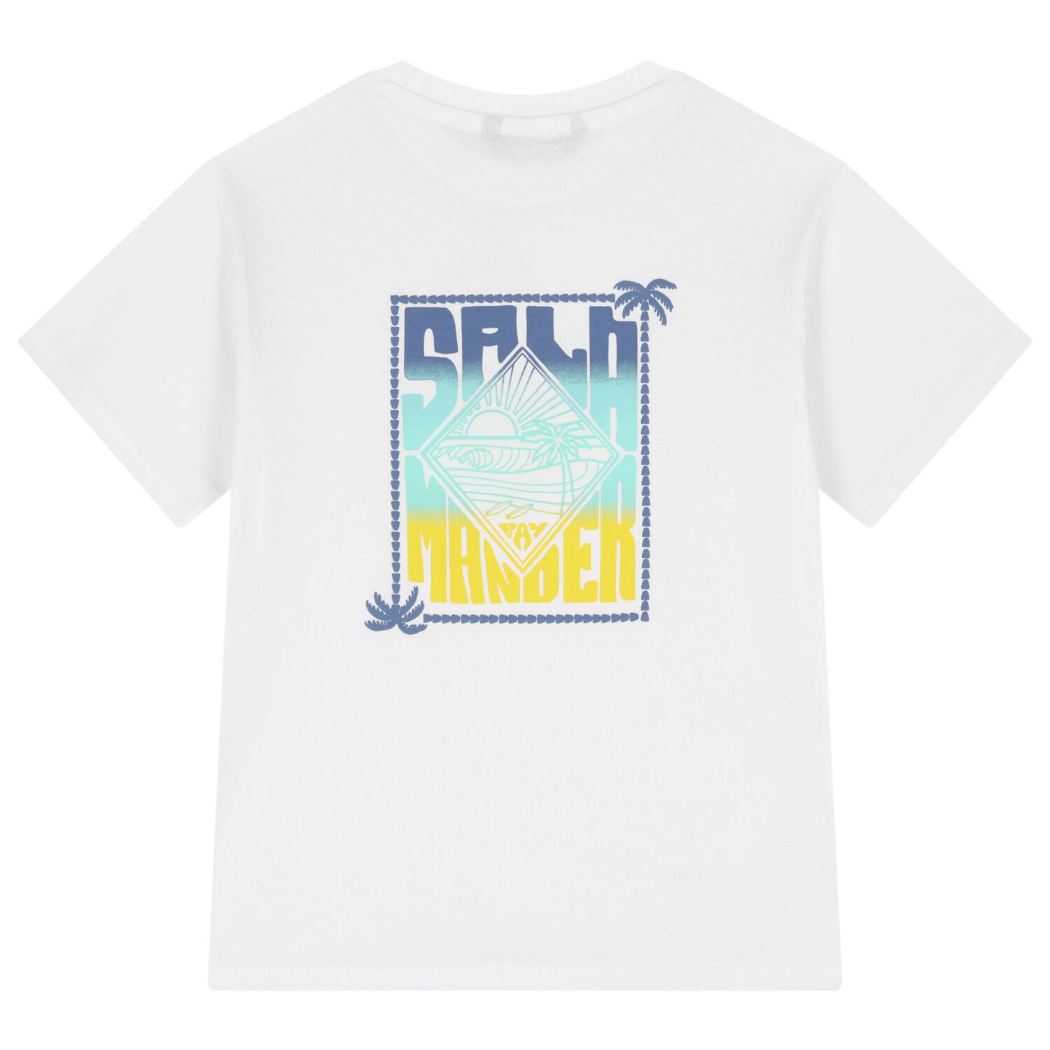 Boys White T-Shirt, 2, hi-res