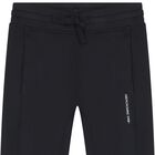 Boys Black Logo Joggers, 1, hi-res