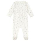 Baby Girls Ivory & Pink Babygrows Gift Set ( 2-Pack ), 1, hi-res