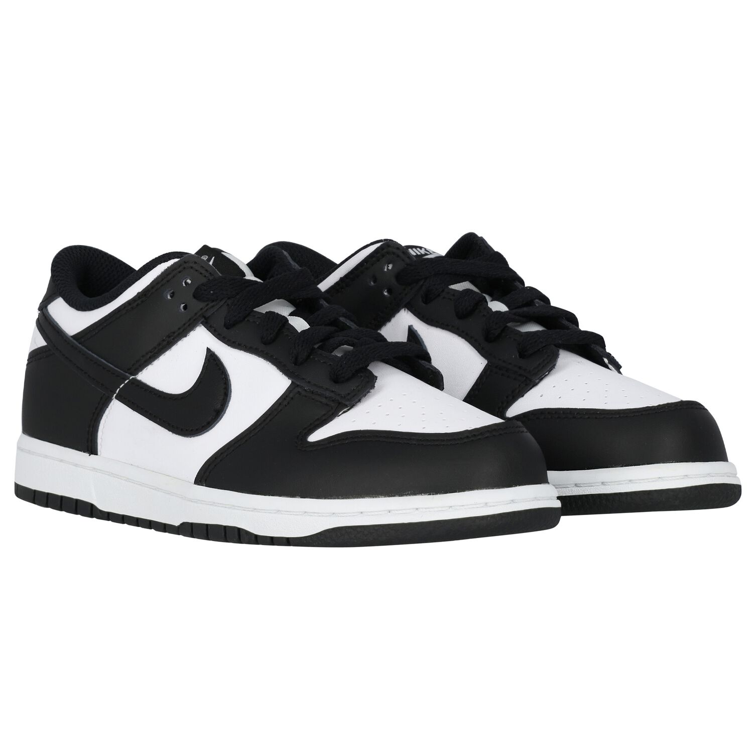 White & Black Retro Dunk Low Trainers, 1, hi-res image number null