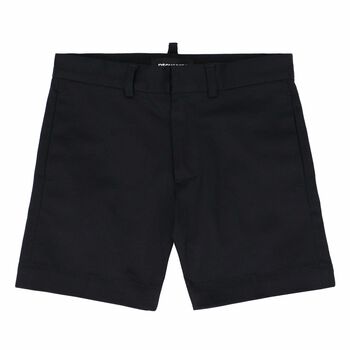 Boys Black Logo Shorts