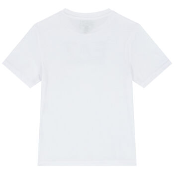 Boys White Logo T-Shirt