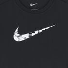 Boys Black Logo Dri-Fit T-Shirt, 1, hi-res