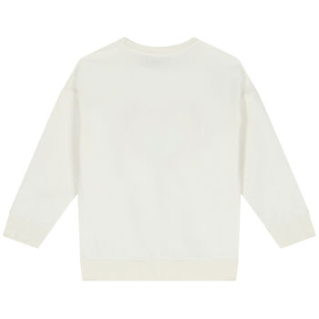 Girls Ivory Logo Sweatshirt