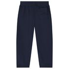 Navy Blue Logo Joggers, 1, hi-res