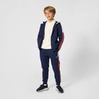 Boys Navy Blue Logo Joggers, 4, hi-res