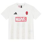 White & Black Marvel Logo Shorts Set, 1, hi-res