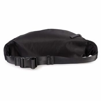 Boys Black Logo Belt Bag