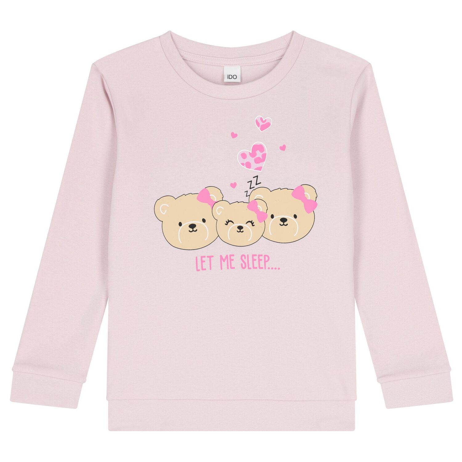 Girls Pink Teddy Bear Tracksuit, 1, hi-res image number null