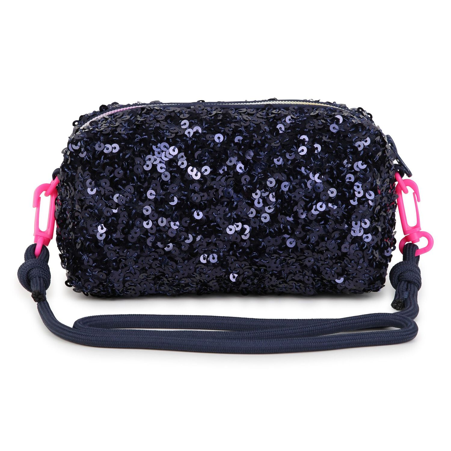 Girls Navy Blue Embellished Pencil Case ( 17cm ), 1, hi-res