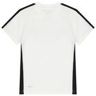 Boys White & Black Logo T-Shirt, 2, hi-res
