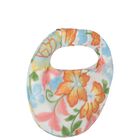 Girls White & Orange Embroidered Floral Handbag , 1, hi-res